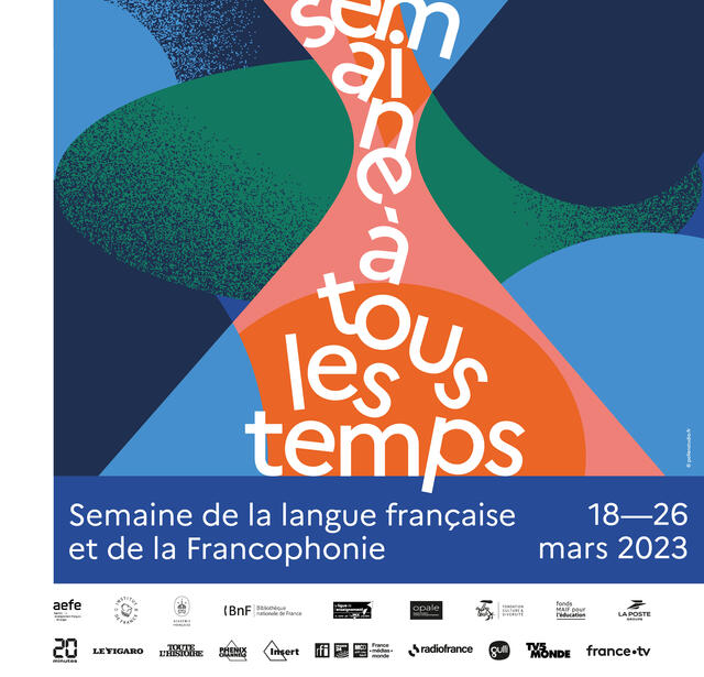 affiche 28e édition semaine de la langue française et de la francophonie