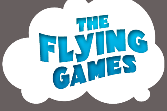 The flying games logo