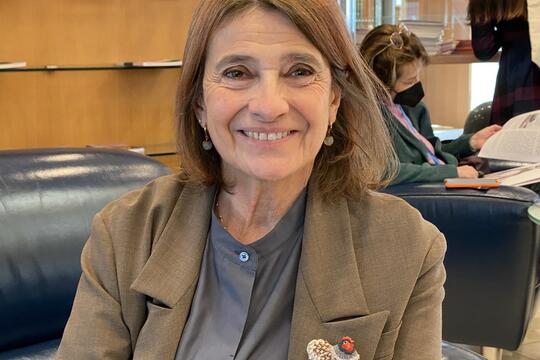 Elena Pasoli, directrice de la Foire internationale du livre pour la jeunesse de Bologne, 22 mars 2022