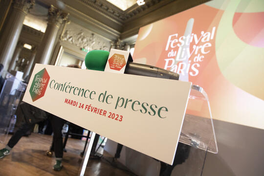 Conférence de presse du Livre de Paris