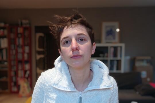 Camille Hubert, co-responsable de la bibliothèque municipale de Dinan (Côtes-d’Armor)