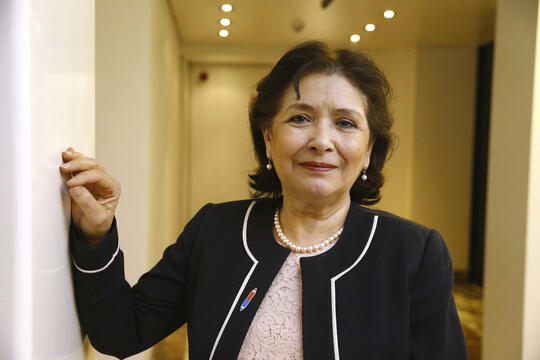 La journaliste militante et éditrice Sihem Bensedrine