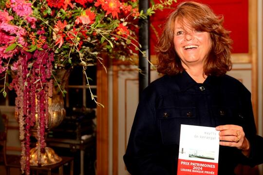 Maylis De Kerangal lauréate du Prix Patrimoines/Louvre Banque Privée 2024 pour Jour de Ressac (Verticlales)