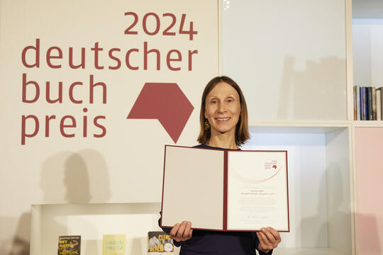 Martina Hefter, lauréate 2024 du Prix du Livre Allemand