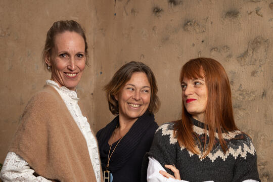 La troisième génération d'Actes incarnée par Julie Gautier (directrice générale et membre du directoire), Anne-Sylvie Bameule (présidente du directoire) et Pauline Capitani (directrice des opérations et membre du directoire)