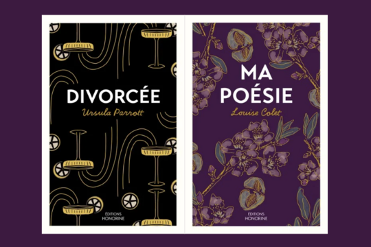Les deux premiers titres des éditions Honorine
