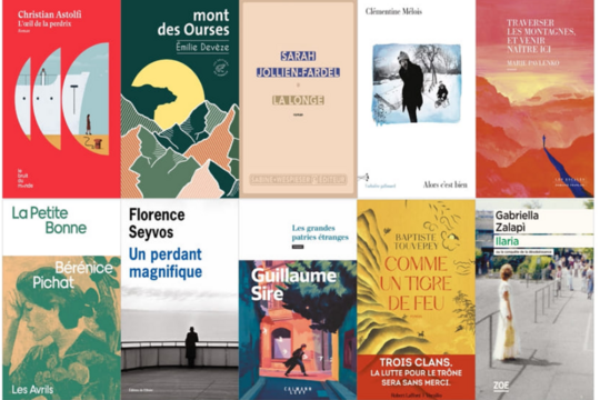 Première sélection des romans français du prix des libraires 2025