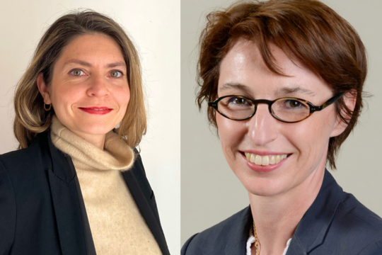 Louise Andrieu et Delphine Dourlet