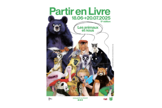 Affiche de la 11e édition de Partir en Livre