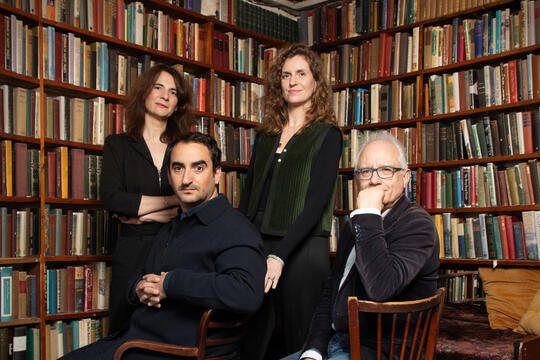 De gauche à droite, Raphaëlle Liebaert, Joachim Schnerf, Tiffany Gassouk et Francis Geffard