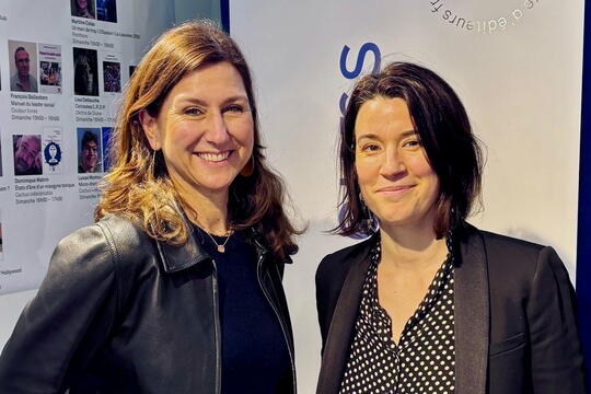 Delphine Clot et Maylis Vautrin