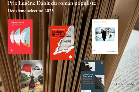 Deuxième sélection du prix Eugène Dabit du roman populiste 2025