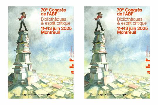 Affiche du 70e congrès de l'ABF