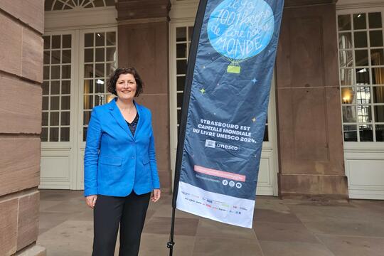 La Maire de Strasbourg Jeanne Barseghian