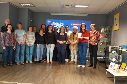 Une partie du jury du Prix littéraire inclusif 2025