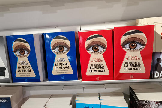 Les livres de Freida McFadden en tête des meilleures ventes à la Fnac, le 7 mai 2025