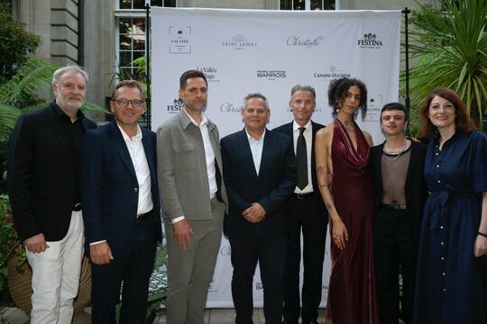 Les lauréats du prix Galatée entourés des partenaires