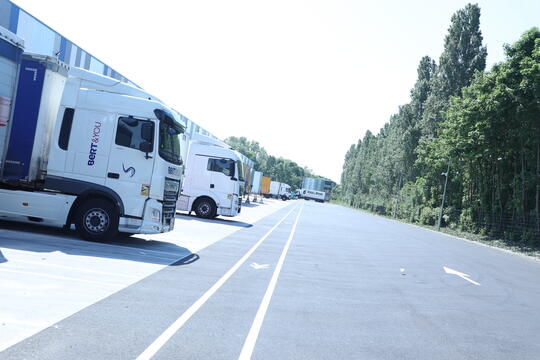 La plateforme de regroupement logistique Prisme, à Ris-Orangis
