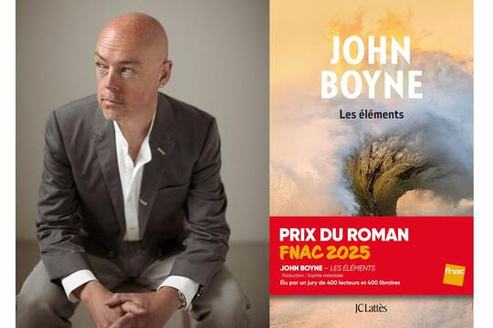 John Boyne, Les Éléments, lauréat du prix Roman Fnac 2025 