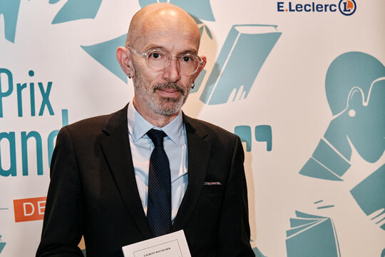 Laurent Mauvignier, lauréat du prix Landerneau des lecteurs 2025