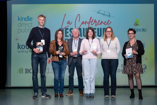 Lauréate et finalistes du prix des Plumes francophones 2025