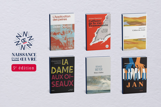 Les six oeuvres sélectionnées pour le prix Naissance d'une oeuvre 2026