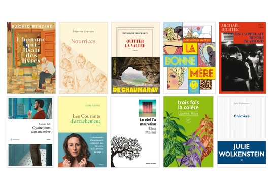 La sélection de la catégorie roman fançais du prix des librairies 2026