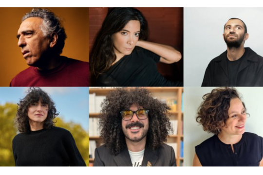 Charif Majdalani, Diane Mazloum, Sabyl Ghoussoub, Manal Salamé, Souhaib Ayoub, Hala Moughanie