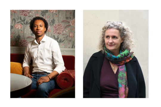 Abibou Diouf, lauréat du prix du Premier Roman, et Tiffany Tavernier, lauréate du prix de la Rentrée, distingués par La Forêt des Livres 2026