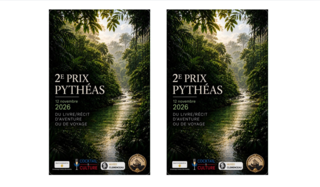 Affiche officielle du 2e prix Pythéas, décerné le 12 novembre 2026 au Musée Clemenceau, à Paris.