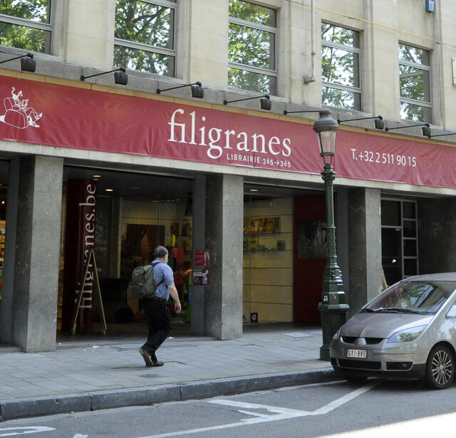 La librairie Filigranes à Bruxelles