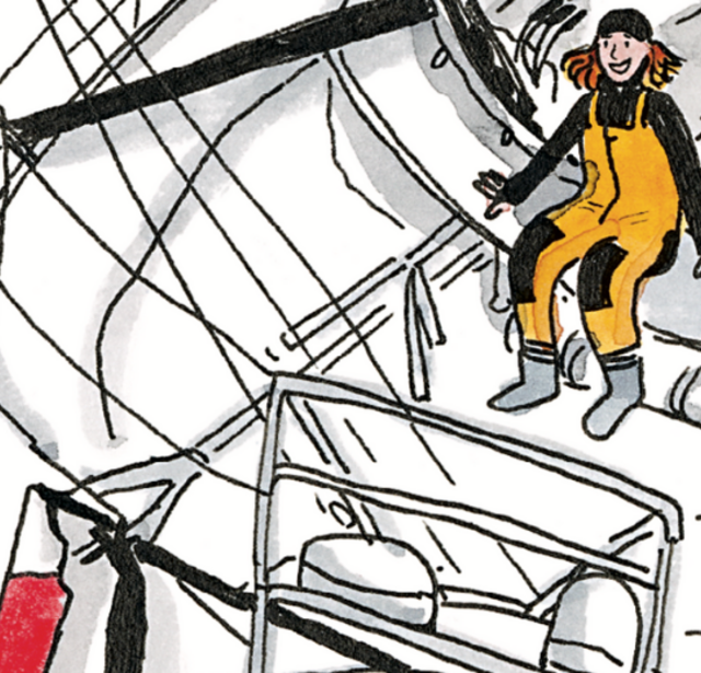 J’y vais mais j’ai peur, de Clarisse Crémer et Maud Bénézit, publié aux éditions Delcourt.