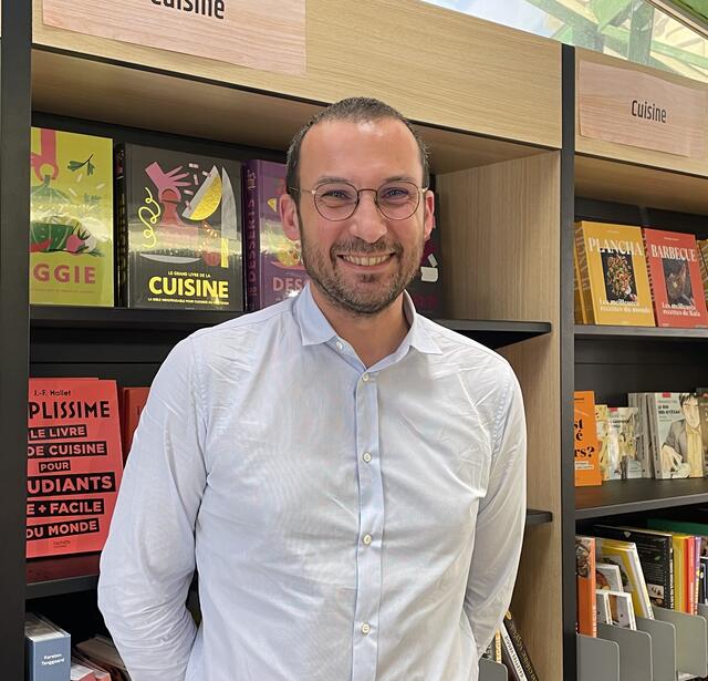 David Lafarge, 43 ans, est le directeur des librairies Sauramps