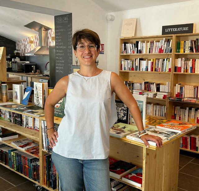 Chloé Bonano, libraire à L'Arbre à Palabres