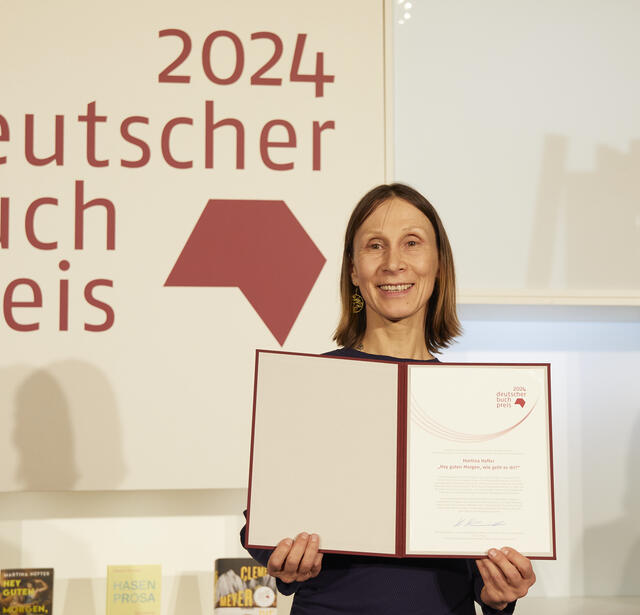 Martina Hefter, lauréate 2024 du Prix du Livre Allemand