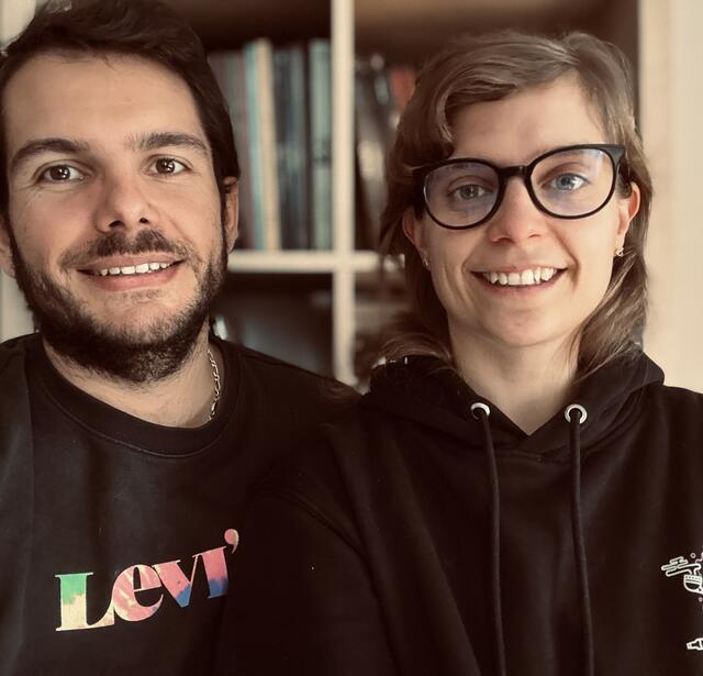 Vincent Galesne et Samantha Satorres-Olivié, de la librairie Momie à Lorient
