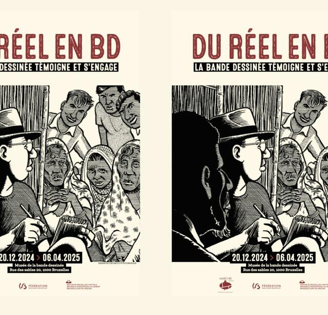 Exposition "Du réel en BD" au Musée de la BD de Bruxelles