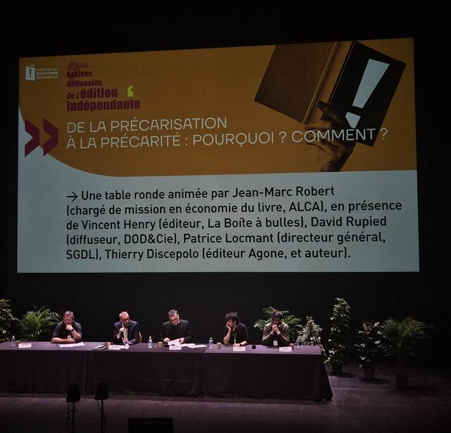 Conférence aux Assises nationales de l'édition indépendante à Bordeaux