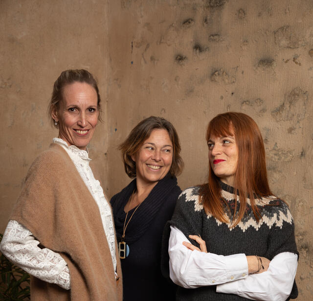 La troisième génération d'Actes incarnée par Julie Gautier (directrice générale et membre du directoire), Anne-Sylvie Bameule (présidente du directoire) et Pauline Capitani (directrice des opérations et membre du directoire)