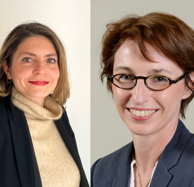 Louise Andrieu et Delphine Dourlet