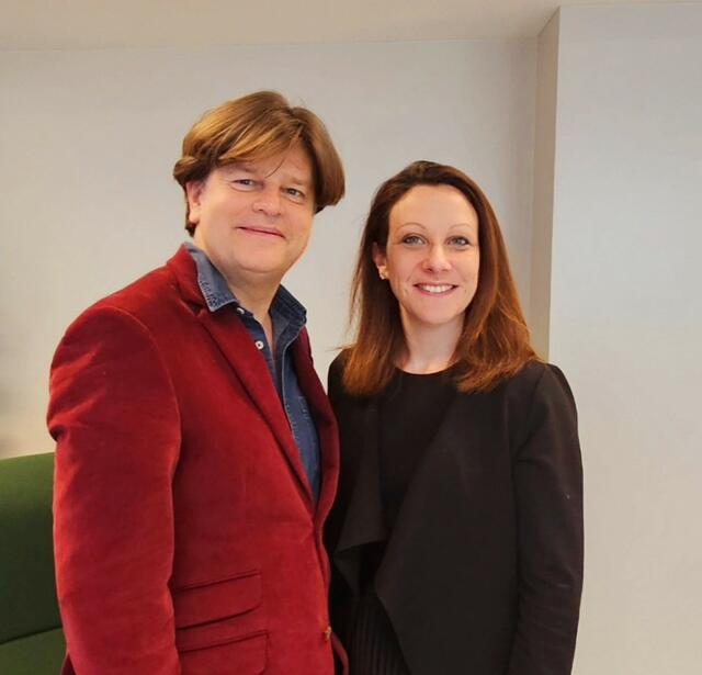 Pierre Gomy et Anne-Laure Chaumeil du groupe Lefebvre