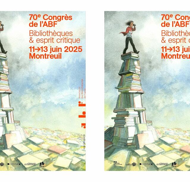 Affiche du 70e congrès de l'ABF