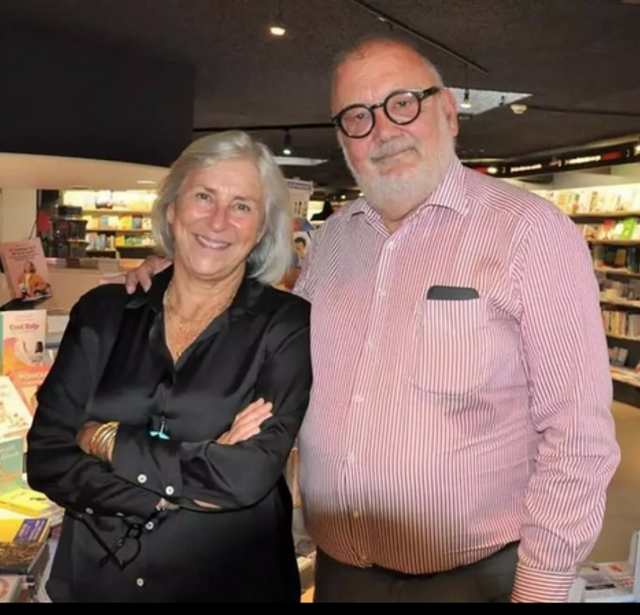Marie-Adélaïde et Olivier Dumont, gérants de la librairie Doucet, au Mans