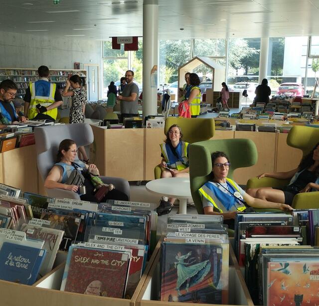 Cyclo-Biblio à la Médiathèque Olivier Léonhardt