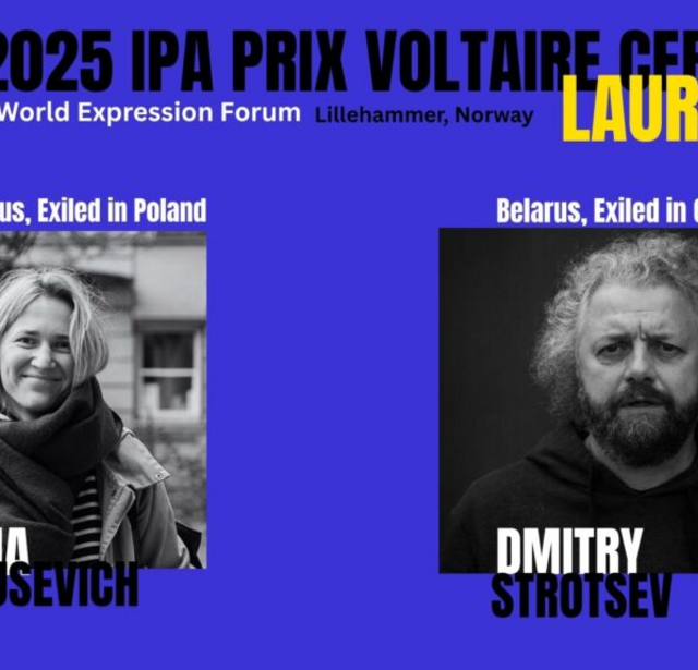 Les lauréats biélorusses du prix Voltaire 2025