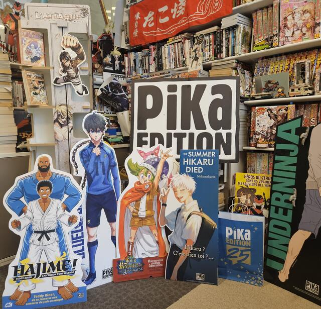 25 ans de mangas dans les bureaux de Pika