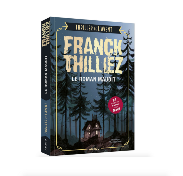 Couverture du "Roman maudit" de Franck Thilliez (Auzou)