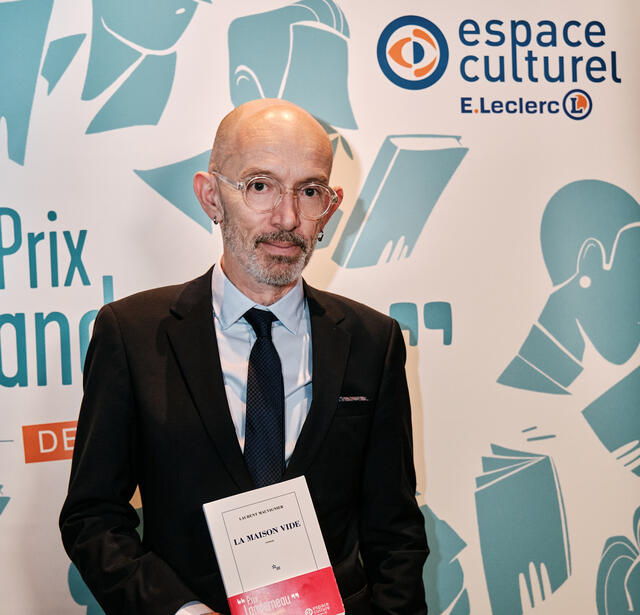 Laurent Mauvignier, lauréat du prix Landerneau des lecteurs 2025