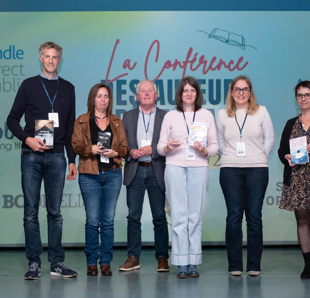 Lauréate et finalistes du prix des Plumes francophones 2025
