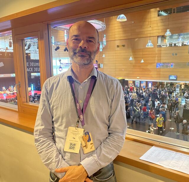 Roland Lehoucq, président de l'association du festival des Utopiales